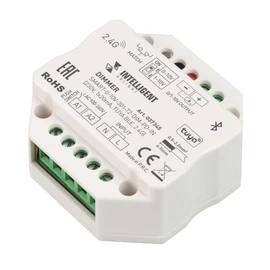 Фото #1 товара INTELLIGENT ARLIGHT Диммер SMART-0-10V-301-72-DIM-PD-IN (230V, 1x20mA, TUYA BLE, 2.4G) (IARL, IP20 Пластик, 5 лет)