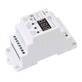 Фото #1 товара Диммер SMART-D19-DIM-PUSH-DIN (230V, 2A, TRIAC, 2.4G) (Arlight, IP20 Пластик, 5 лет)