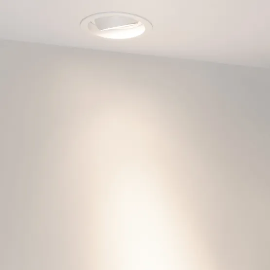 Фото #2 товара Светильник MS-VORTEX-BUILT-R110-20W Day4000 (WH-WH, 20 deg, 230V) (Arlight, IP20 Металл, 5 лет)