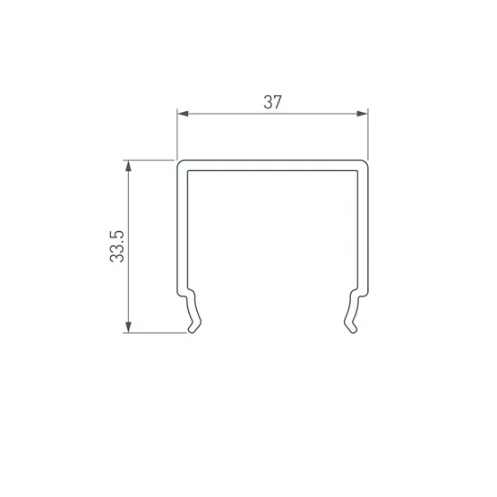 Фото #2 товара Экран ARH-LINE-3750A-VOL-2000 CLEAR (Arlight, Пластик)