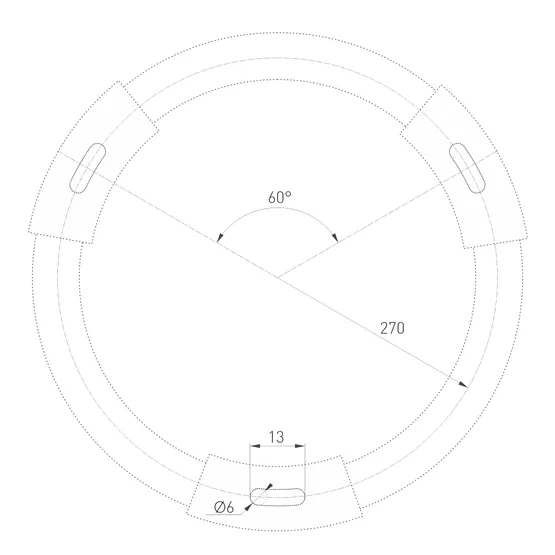 Фото #6 товара Светильник SP-RONDO-R600-60W Warm3000 (BK, 120 deg, 230V) (Arlight, IP40 Металл, 3 года)