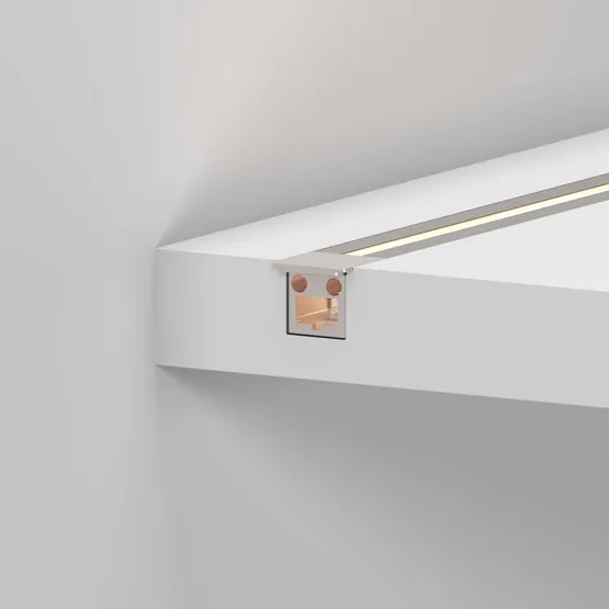 Фото #2 товара Профиль с экраном SL-MINI-3-H10-F12-2000 CHAMPAGNE GOLD (Arlight, Алюминий+пластик)