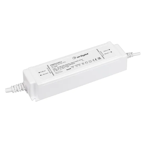 Фото товара Блок питания ARPJ-SP-86700-PFC (60W, 43-86V, 0.7A) (Arlight, IP67 Пластик, 5 лет)