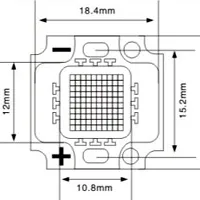 Фото #2 товара Мощный светодиод ARPL-8W-BCA-2020-PW (VF12V, 700mA) (Arlight, -)