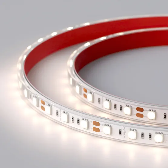 Фото #4 товара Светодиодная лента RTW 2-5000P 12V Day4000 2x (5060, 300 LED, LUX) (Arlight, 14.4 Вт/м, IP66)