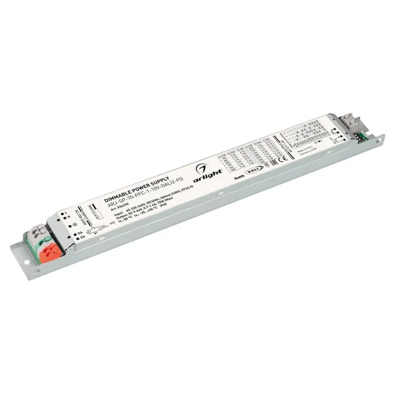 Фото товара Блок питания ARJ-SP-70-PFC-1-10V-DALI2-PD (70W, 9-66V, 0.7-1.4A) (Arlight, IP20 Металл, 5 лет)