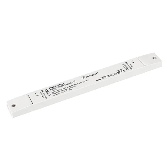 Фото #1 товара Блок питания ARV-SP-24030-LINEAR-PFC (24V, 1.25A, 30W) (Arlight, IP20 Пластик, 5 лет)