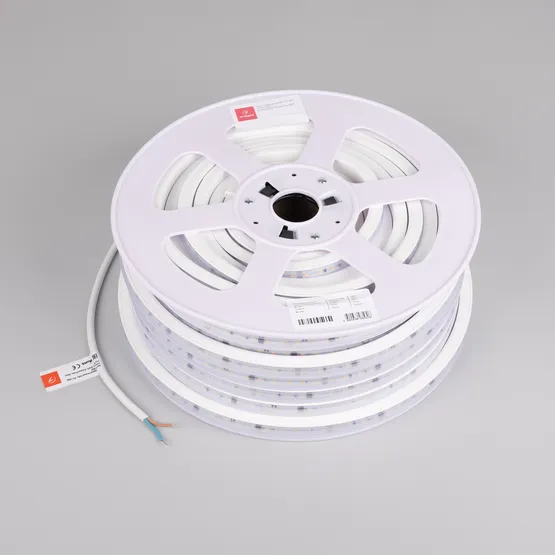 Фото #3 товара Светодиодная лента герметичная ARL-PV-A84-17mm 230V Warm3000 (14 W/m, IP65, FlickerFree, 30m) (Arlight, 5 лет)