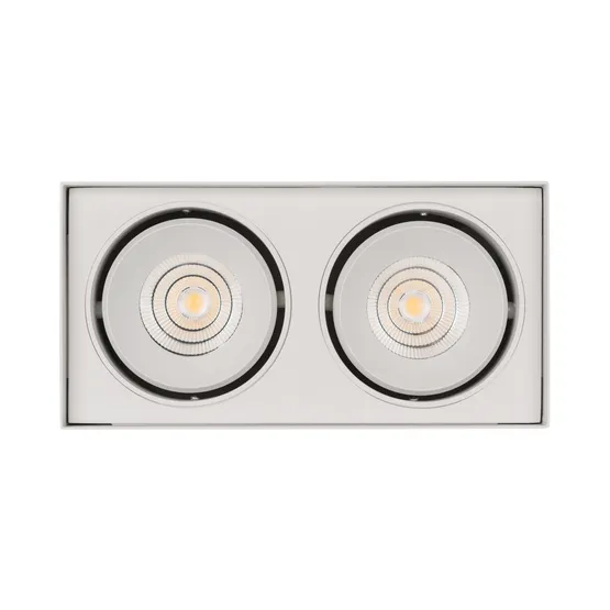 Фото #4 товара Светильник SP-CUBUS-S100x200-2x11W Warm3000 (WH, 40 deg, 230V) (Arlight, IP20 Металл, 3 года)