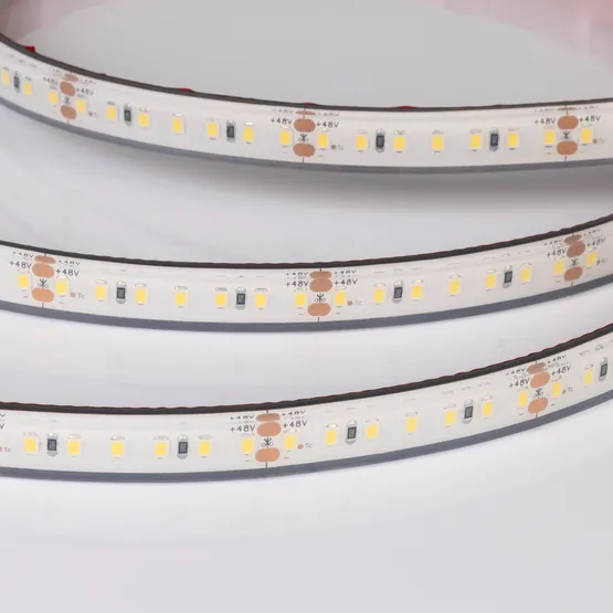 Фото товара Светодиодная лента герметичная RTW-PFS-A140-12mm 48V Warm2700 (12 W/m, IP68, 20m) (Arlight, -)