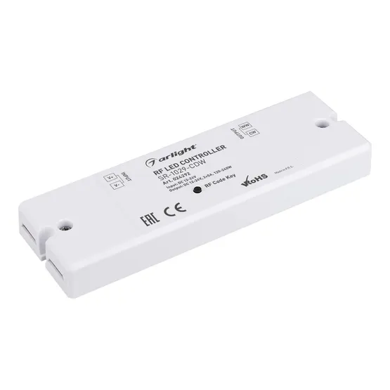 Фото товара Контроллер SR-1029-CDW (12-24V, 2x5A) (Arlight, IP20 Пластик, 3 года)