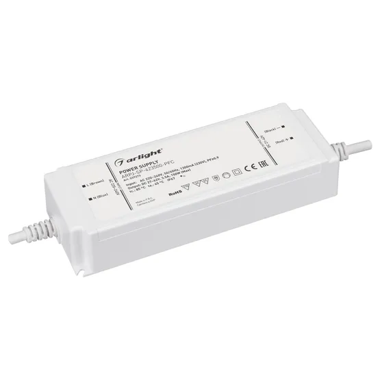 Фото товара Блок питания ARPJ-SP-423500-PFC (150W, 27-42V, 3.5A) (Arlight, IP67 Пластик, 5 лет)