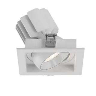 Фото #1 товара Светильник MS-VORTEX-BUILT-S117x117-20W Warm3000 (WH-WH, 20 deg, 230V) (Arlight, IP20 Металл, 5 лет)