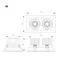 Минифото #2 товара Светильник MS-VORTEX-BUILT-S170x90-2x12W Warm3000 (BK-BK, 40 deg, 230V) (Arlight, IP20 Металл, 5 лет)