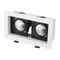 Минифото #1 товара Светильник CL-KARDAN-S180x102-2x9W Warm (WH-BK, 38 deg) (Arlight, IP20 Металл, 3 года)