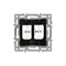 Минифото #2 товара Механизм компьютерной розетки двойной SCT-MPC2-PL-BK (RJ-45, CAT6) (Arlight, -)