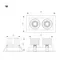 Минифото #2 товара Светильник MS-VORTEX-BUILT-S250x140-2x30W Warm3000 (BK-BK, 17 deg, 230V) (Arlight, IP20 Металл, 5 лет)