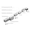 Минифото #8 товара Профиль STRETCH-32-CEIL-CENTER-2000 WHITE (Arlight, Алюминий)